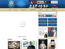 Tablet Screenshot of marian.org